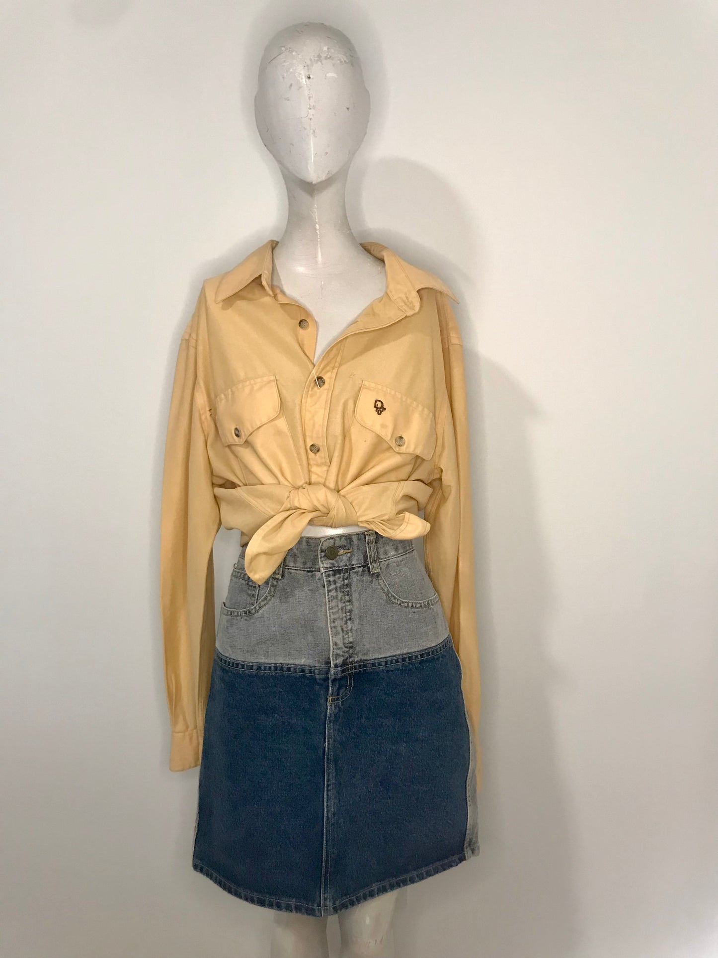 Vintage Dior Western-Style Shirt (Size L)