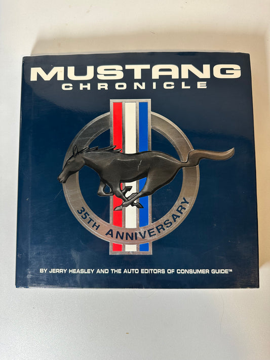 Vintage 35th Anniversary Mustang Chronicle Coffee Table Book