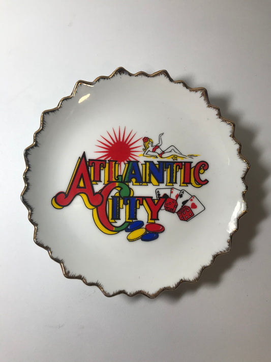 Vintage Atlantic City Ashtray or Decorative Plate