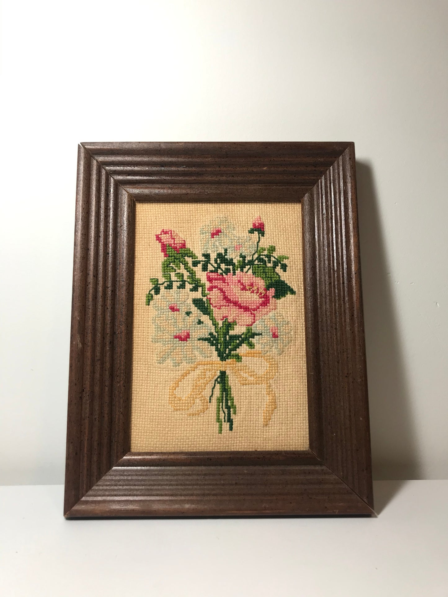 Bouquet Needlepoint Handmade Artwork