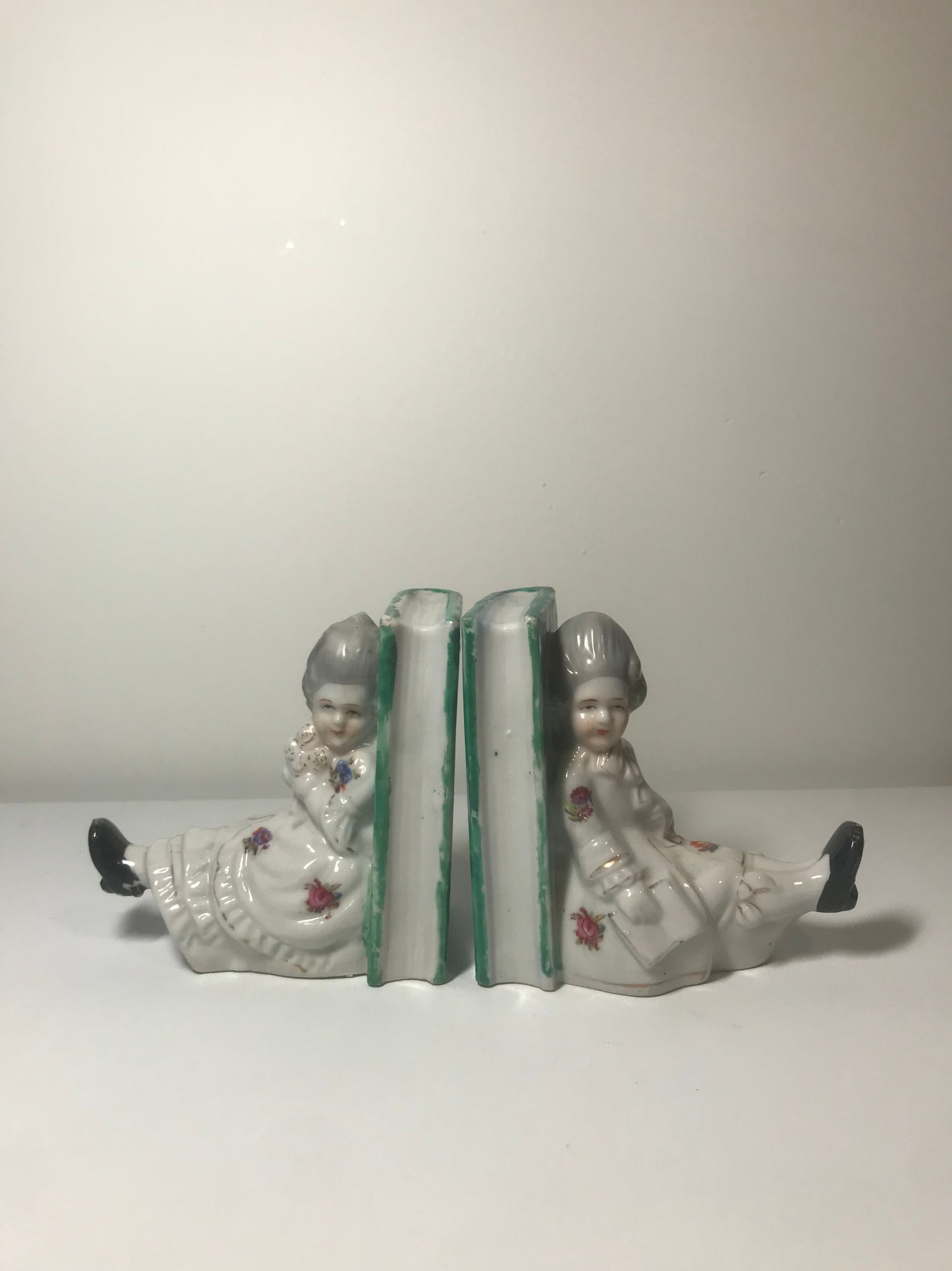 Porcelain Grandma Bookends