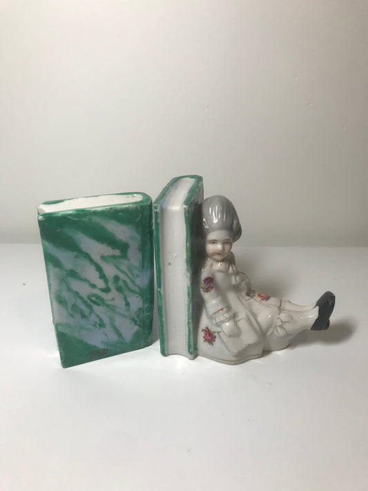 Porcelain Grandma Bookends