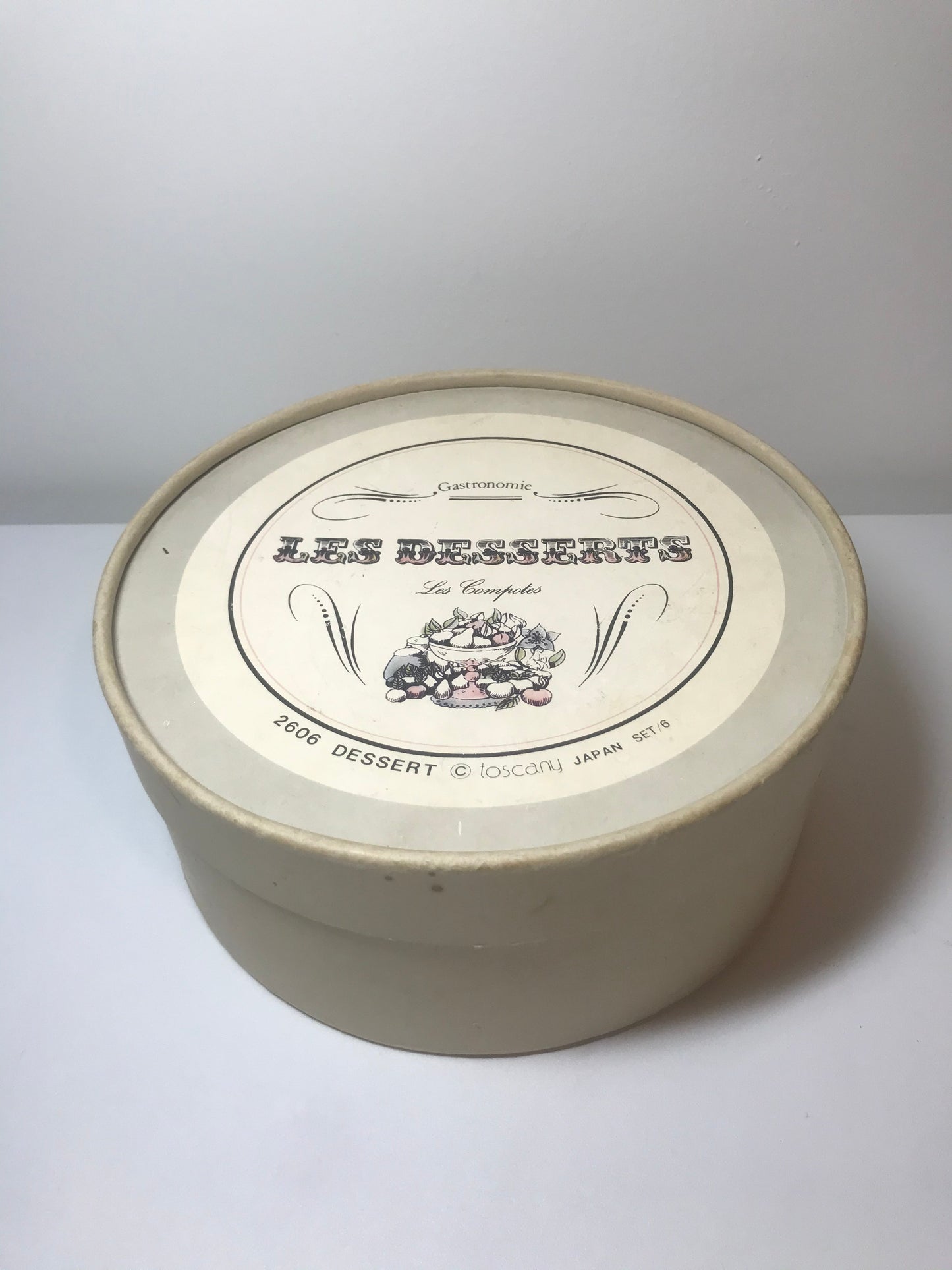 Gastronomie "Les Desserts" Toscany Plate Set (Set of 6)