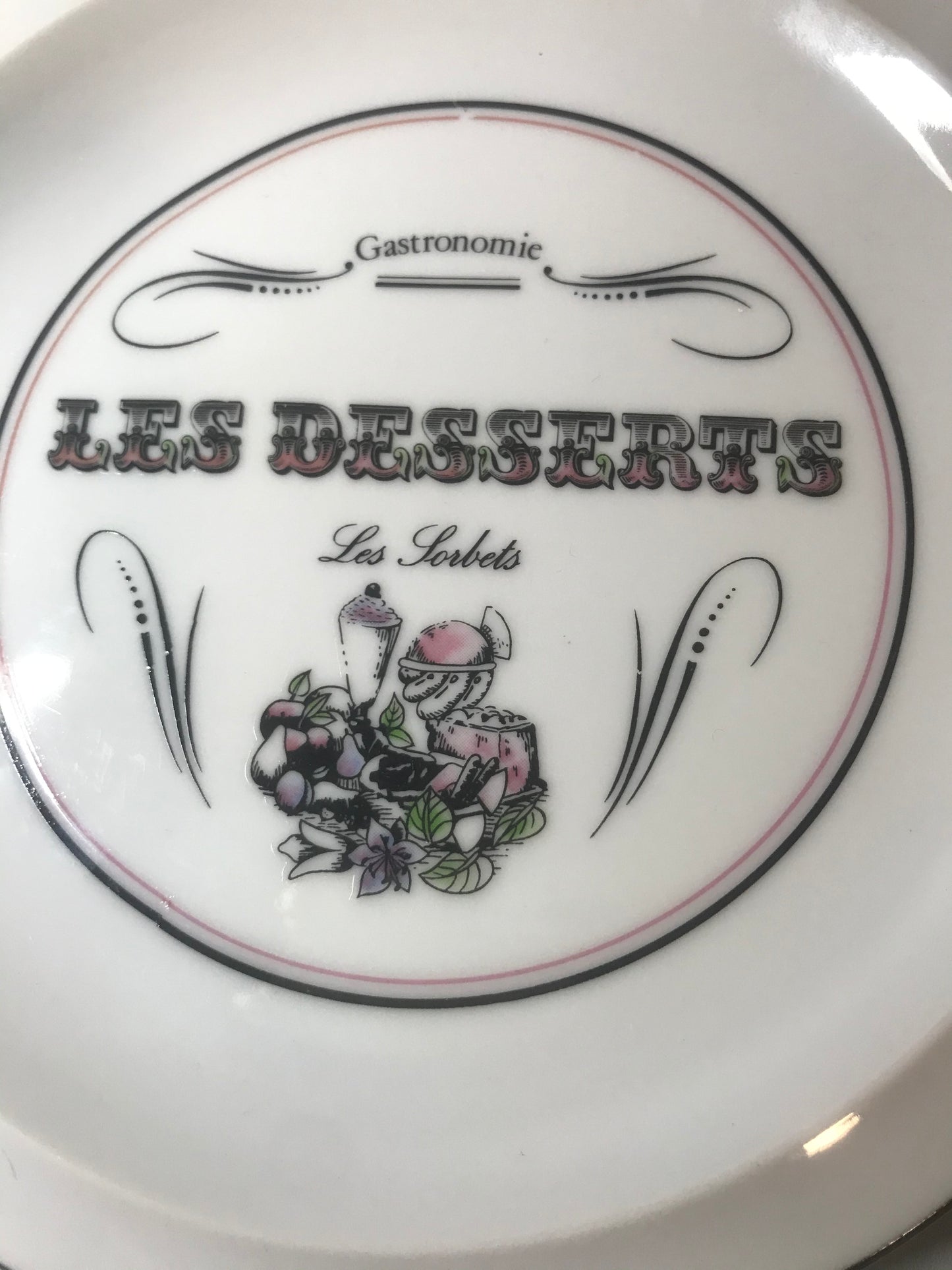 Gastronomie "Les Desserts" Toscany Plate Set (Set of 6)