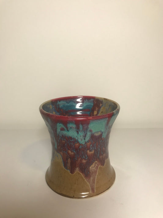 Handmade Glazed Ceramic Candle Holder