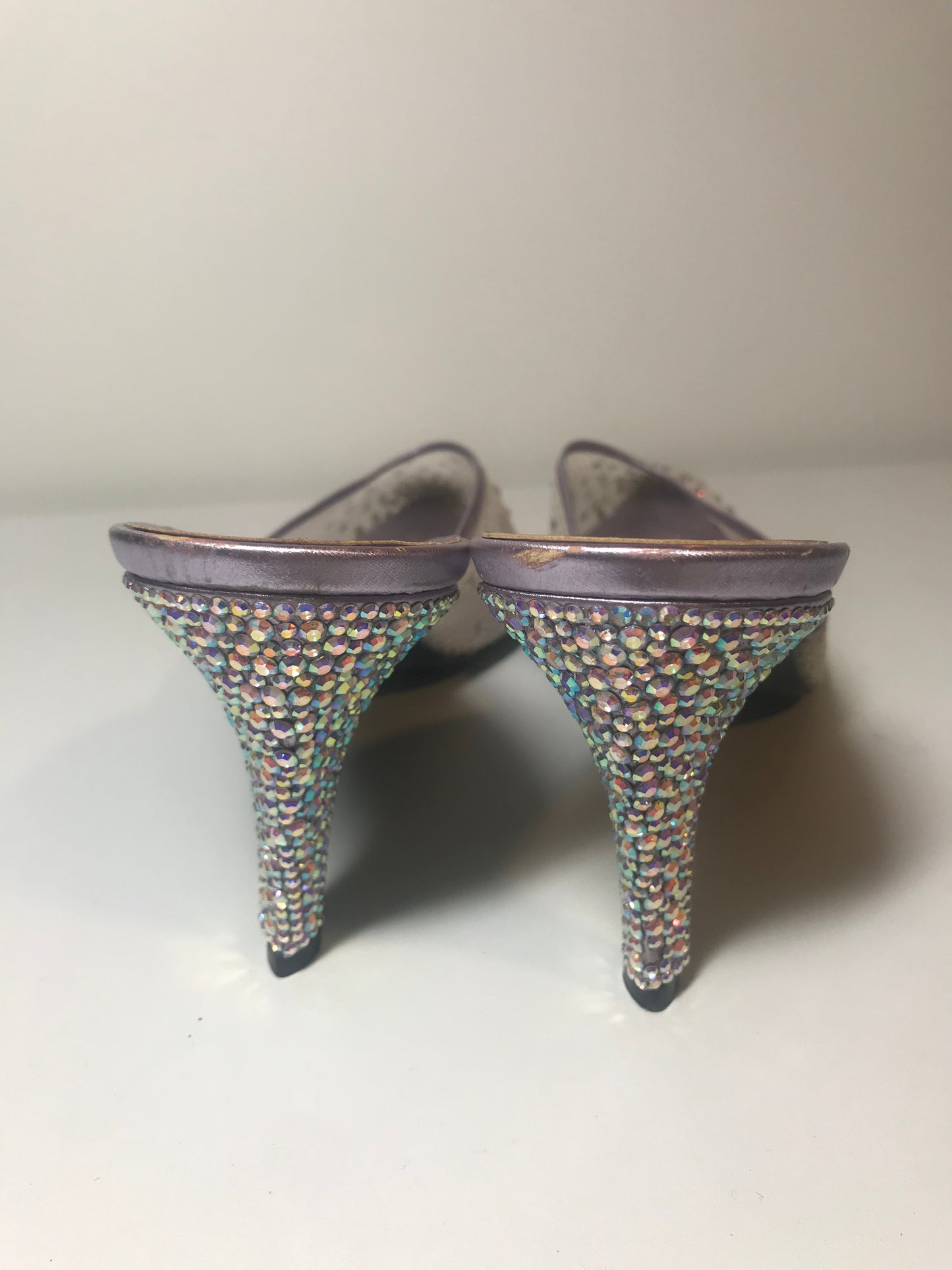 Vintage Anne Klein Couture Rhinestone Heels (Size 10M)