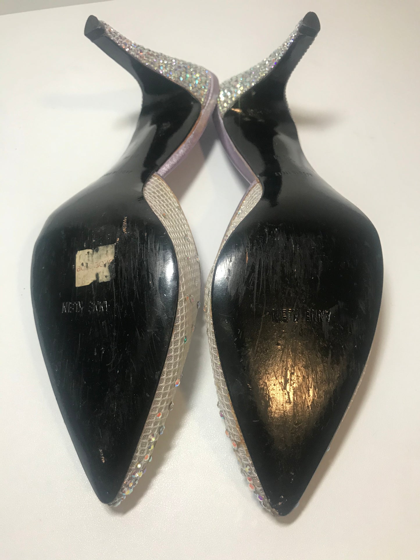 Vintage Anne Klein Couture Rhinestone Heels (Size 10M)