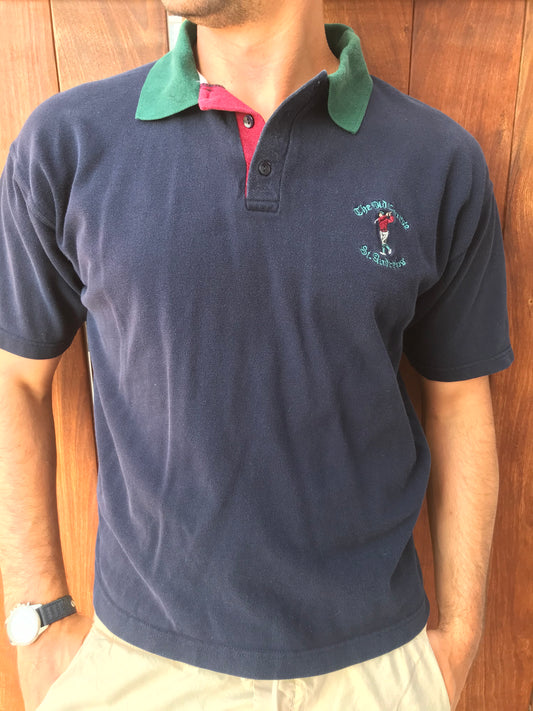 Vintage The Old Course St. Andrews Golf Polo Shirt (Size L)