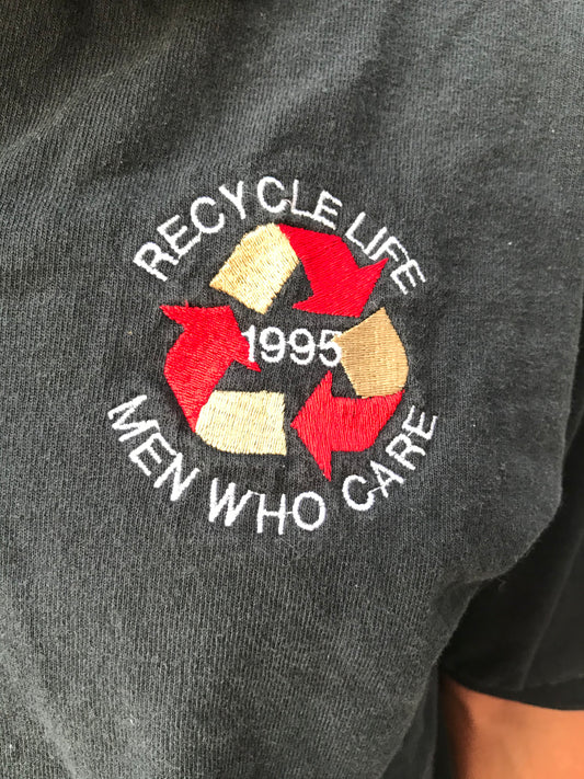 Vintage 1990s "Recycle Life" Polo (Size XL)