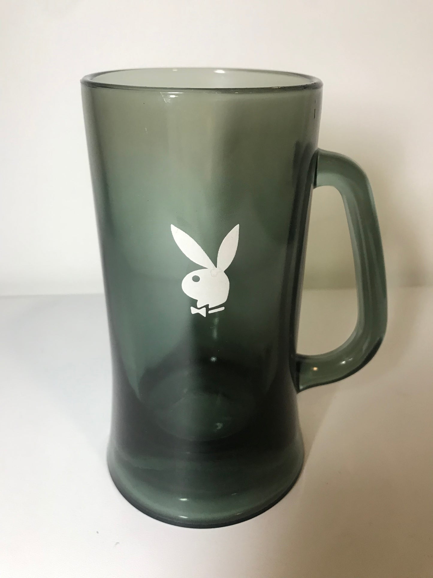 Vintage Playboy Bunny Logo Glass Beer Mug