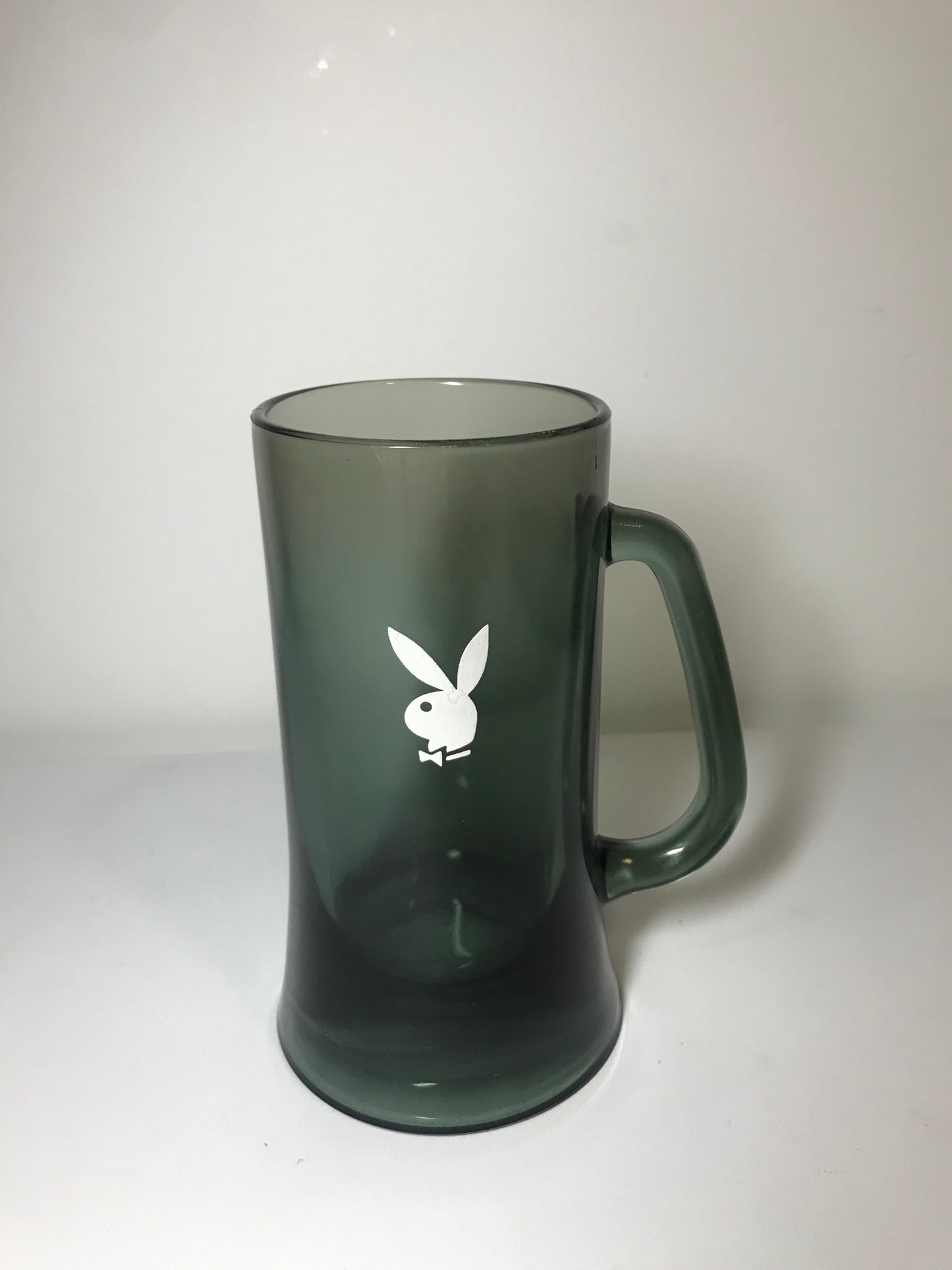 Vintage Playboy Bunny Logo Glass Beer Mug