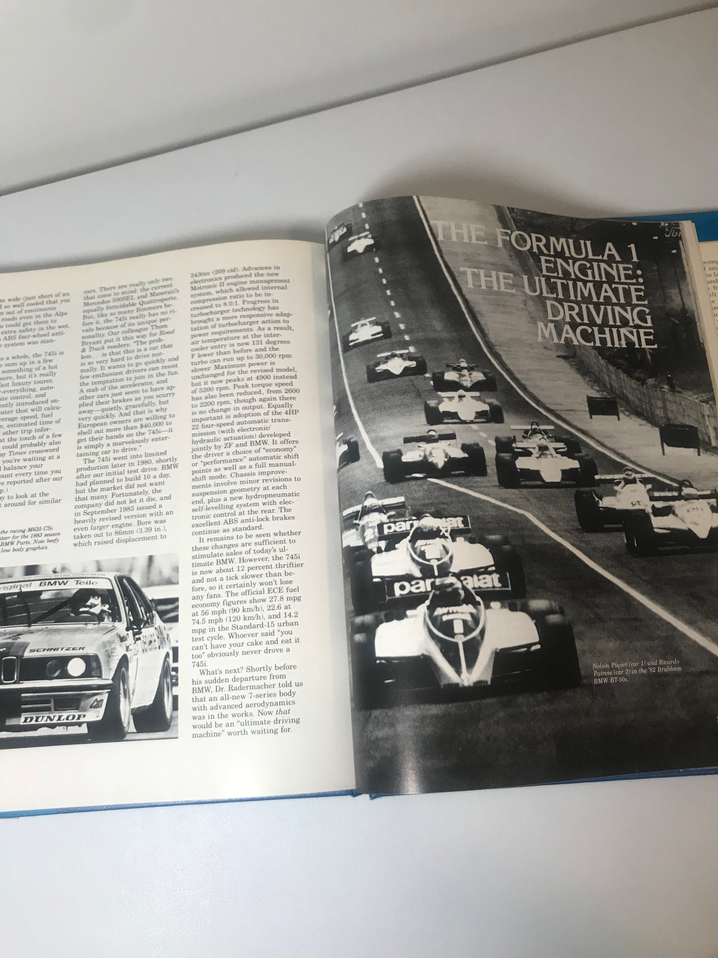 Vintage 1980s BMW Coffee Table Book