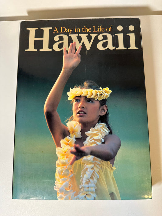Vintage A Day in the Life of Hawaii Coffee Table Book