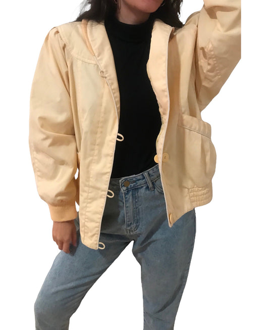 Vintage Mulberry Street 80's Light Yellow Jacket (S)