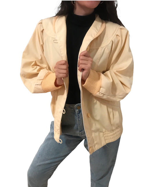 Vintage Mulberry Street 80's Light Yellow Jacket (S)