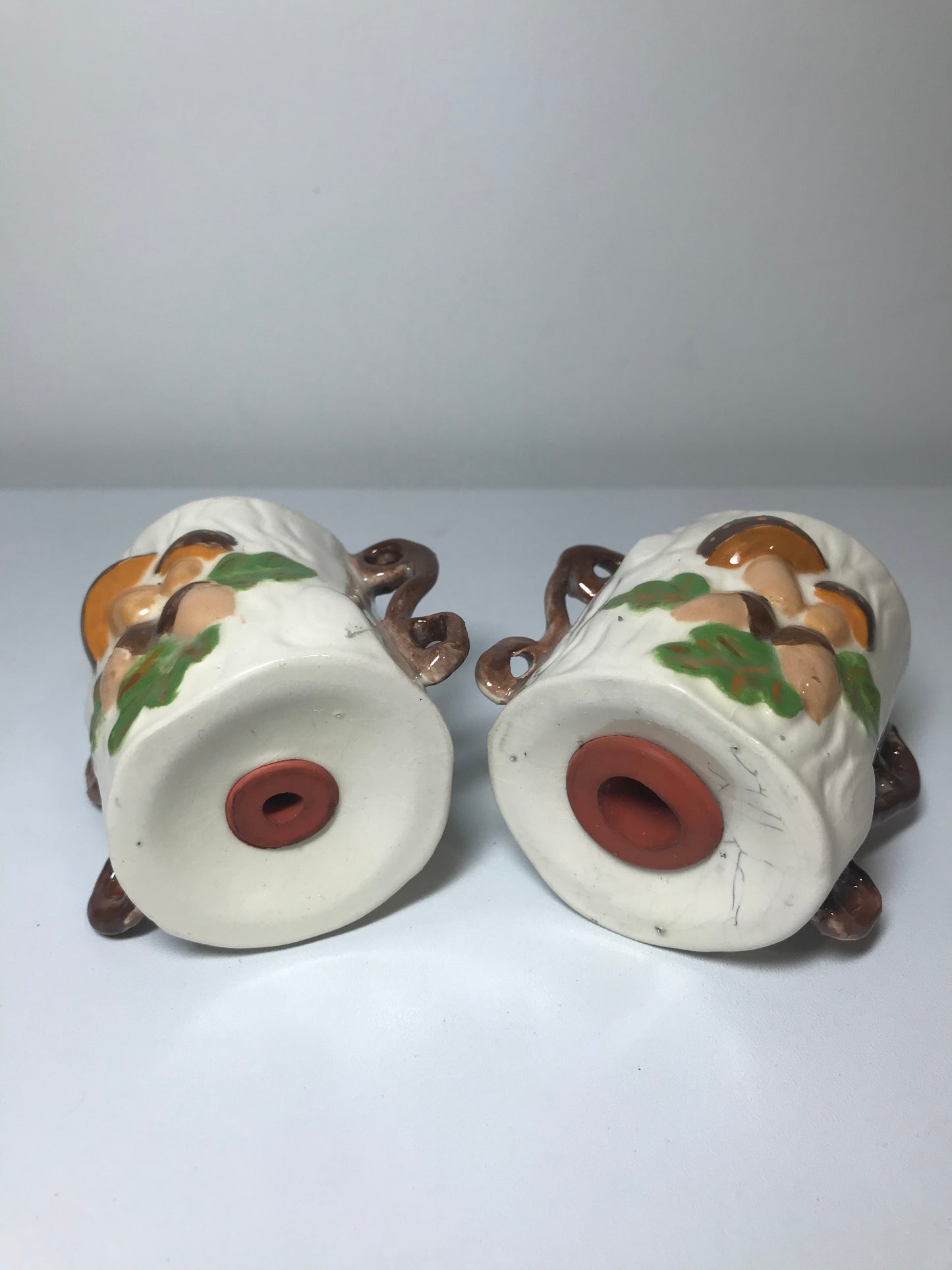 Vintage Mushroom Salt and Pepper Shakers